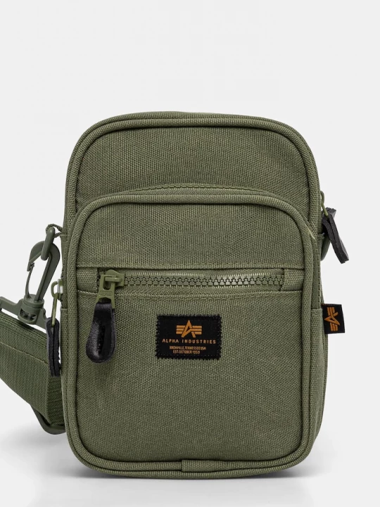 Obrázek produktu Alpha Industries Ledvinka Alpha Industries Label Messenger Bag S zelená