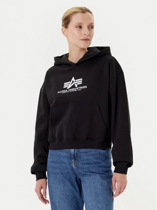Obrázek produktu Alpha Industries Mikina Basic 258040 Černá Regular Fit