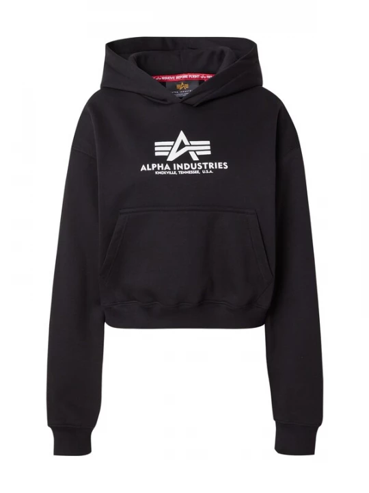 Obrázek produktu ALPHA INDUSTRIES Mikina černá / bílá