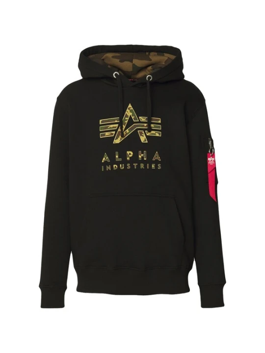 Obrázek produktu ALPHA INDUSTRIES Mikina hnědá / žlutá / olivová / černá