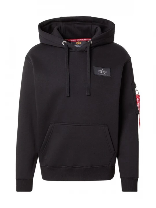 Obrázek produktu ALPHA INDUSTRIES Mikina 'Mirror' šedá / tmavě červená / černá / bílá