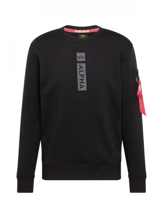 Obrázek produktu ALPHA INDUSTRIES Mikina  šedá / červená / černá