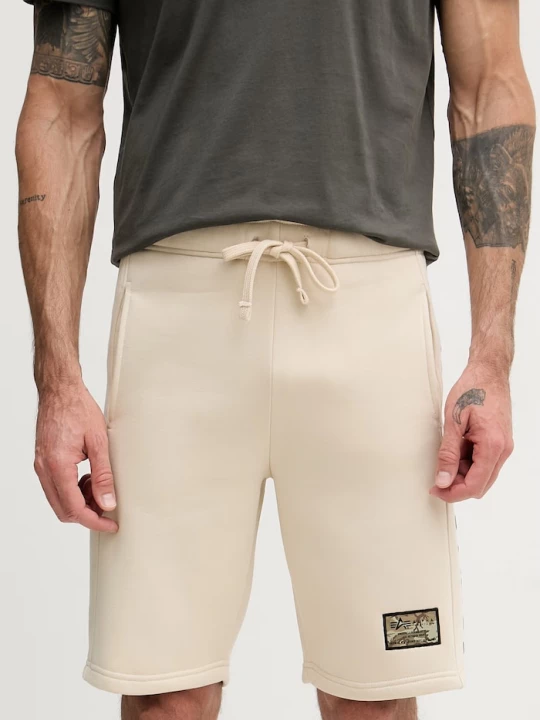 Obrázek produktu Alpha Industries pánské teplákové šortky s bavlnou Camo Jogger Shorts béžová