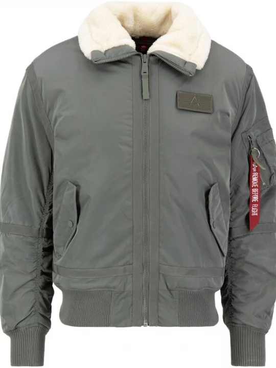 Obrázek produktu ALPHA INDUSTRIES Zimní bunda 'B15-3 TT' tmavě zelená / barva vaječné skořápky