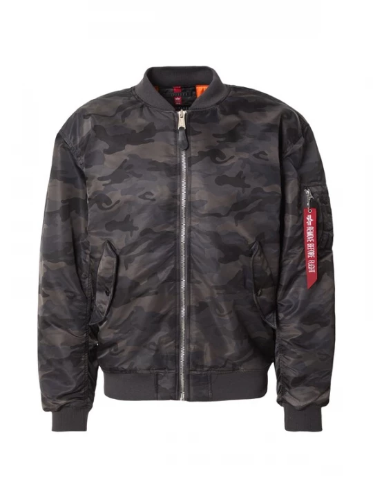 Obrázek produktu ALPHA INDUSTRIES Přechodná bunda 'MA-1 CS' antracitová / tmavě šedá / červená / černá