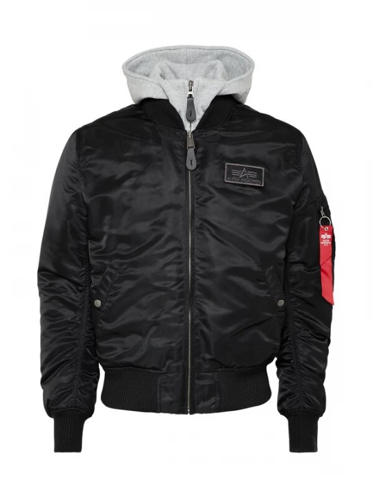 Obrázek produktu ALPHA INDUSTRIES Přechodná bunda 'MA-1 D-Tec' červená / černá
