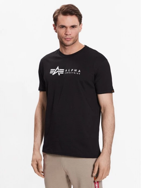 Obrázek produktu Alpha Industries Souprava triček Alpha Label 118534 Černá Regular Fit