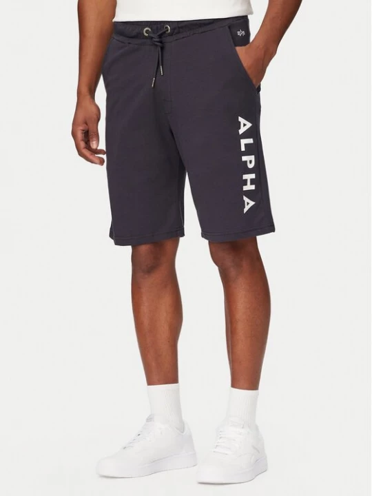 Obrázek produktu Alpha Industries Sportovní kraťasy Jersey 116366 Tmavomodrá Regular Fit