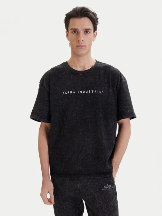 Obrázek produktu Alpha Industries T-Shirt Acid Logo 258519 Černá Regular Fit