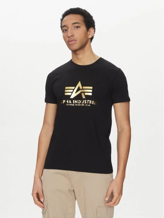 Obrázek produktu Alpha Industries T-Shirt Basic 100501 Černá Regular Fit