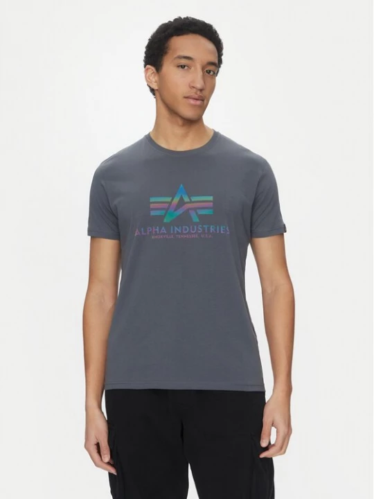 Obrázek produktu Alpha Industries T-Shirt Basic 100501 Šedá Regular Fit