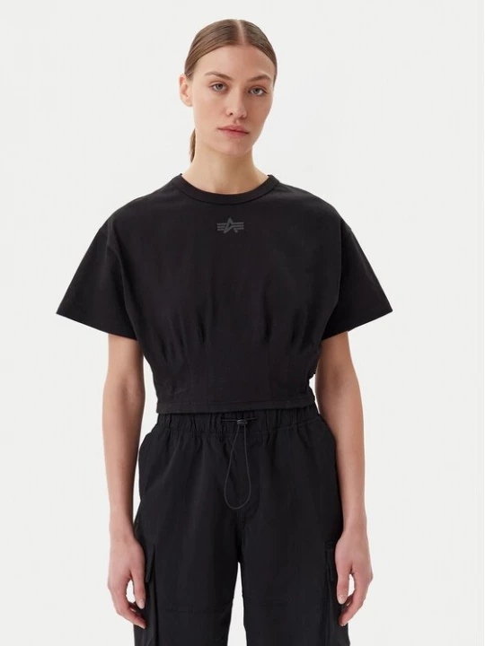 Obrázek produktu Alpha Industries T-Shirt Waisted 148070 Černá Regular Fit