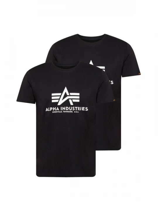 Obrázek produktu ALPHA INDUSTRIES Tričko  černá / bílá