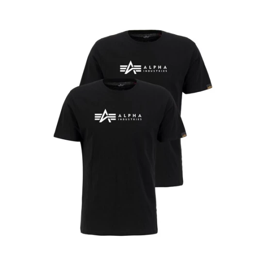 Obrázek produktu ALPHA INDUSTRIES Tričko  černá / bílá