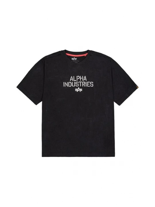 Obrázek produktu ALPHA INDUSTRIES Tričko černá / bílá