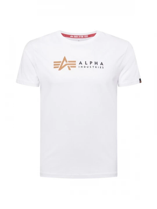 Obrázek produktu ALPHA INDUSTRIES Tričko  koňaková / černá / bílá