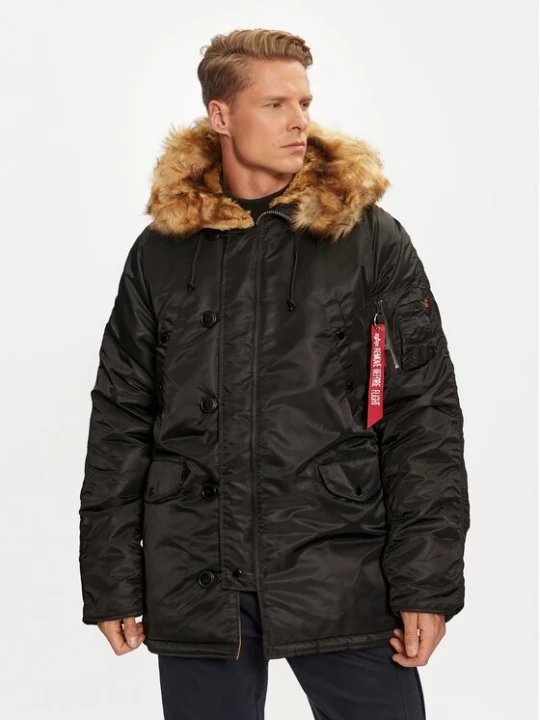 Obrázek produktu Alpha Industries Zimní bunda 103141 Černá Regular Fit