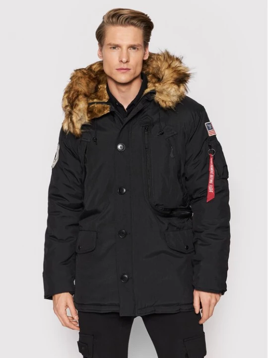Obrázek produktu Alpha Industries Zimní bunda 123144 Černá Regular Fit