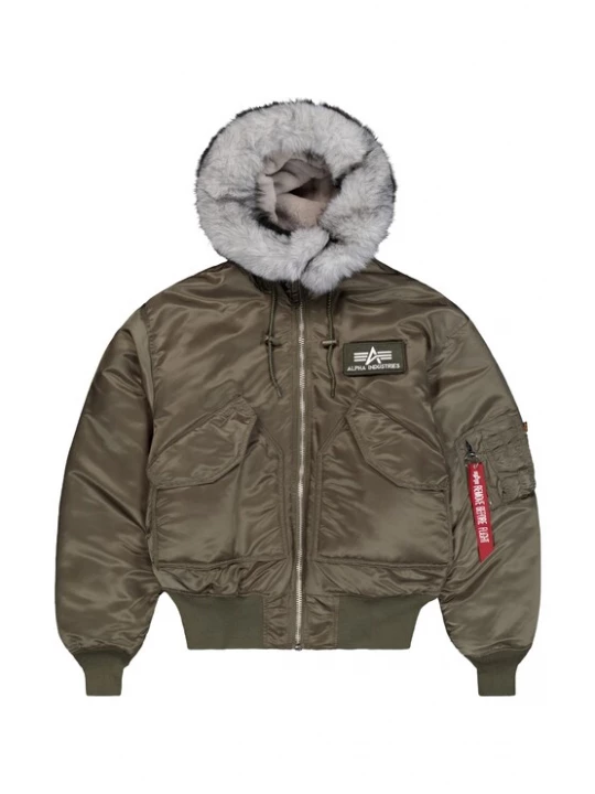 Obrázek produktu ALPHA INDUSTRIES Zimní bunda '45P' olivová / bílá