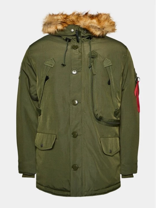 Obrázek produktu Alpha Industries Zimní bunda Polar 123144 Khaki Regular Fit