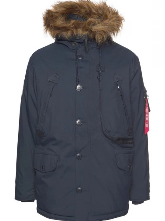 Obrázek produktu ALPHA INDUSTRIES Zimní bunda 'Polar'  noční modrá / mix barev