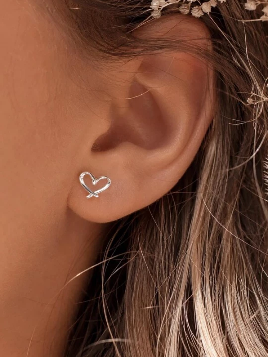 Obrázek produktu Alster Herz Náušnice 'Love Heart' stříbrná