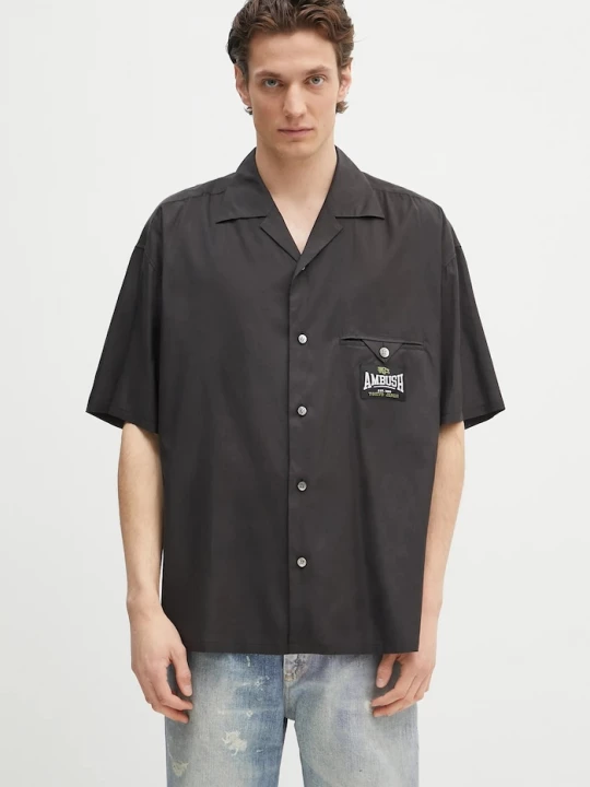 Obrázek produktu Ambush Košile AMBUSH S/S Satin Shirt černá