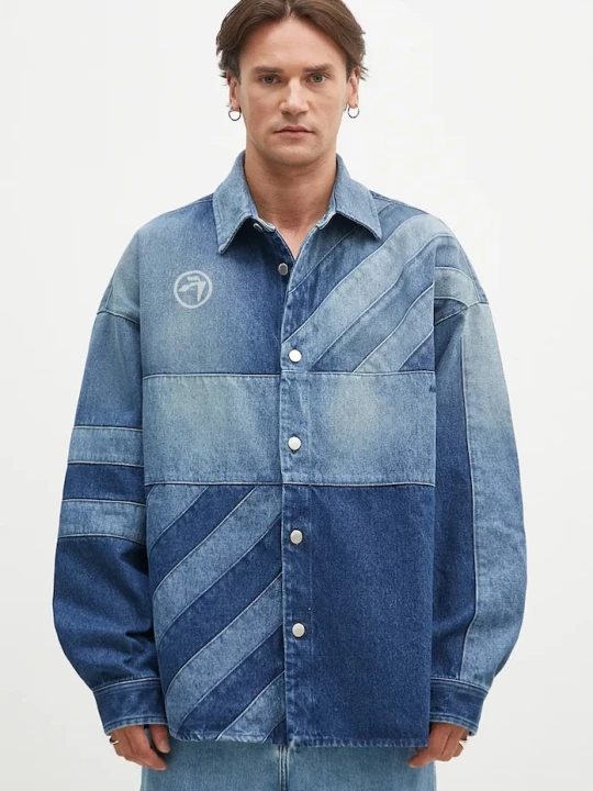 Obrázek produktu Ambush Košilová bunda AMBUSH Patchwork Denim Shirt Vintage modrá