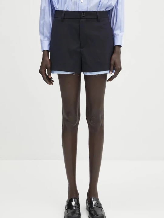 Obrázek produktu Ambush Šortky z vlněné směsi AMBUSH Layered Suit Short Pants námořnická modř