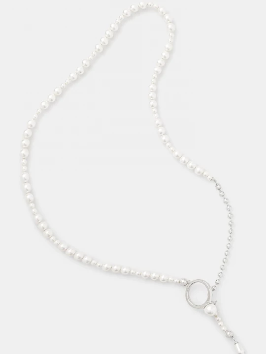 Obrázek produktu Ambush Stříbrný náhrdelník AMBUSH Pearl Strand Necklace