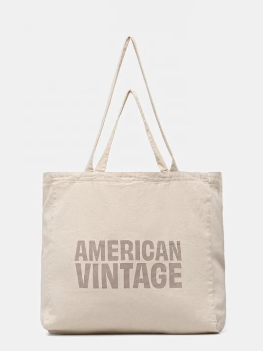 Obrázek produktu American Vintage Bavlněná kabelka American Vintage béžová