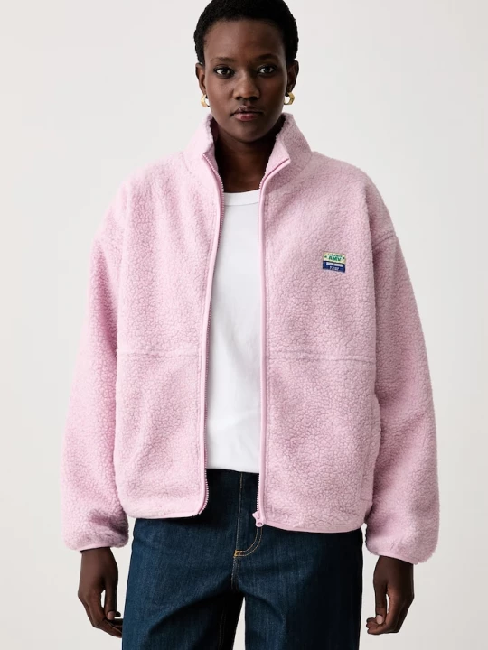 Obrázek produktu American Vintage fleece mikina dámská růžová