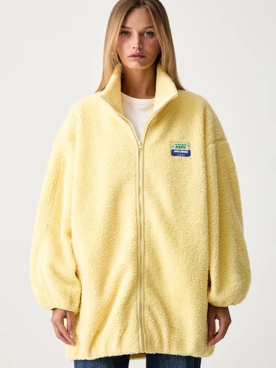 Obrázek produktu American Vintage fleece mikina dámská žlutá