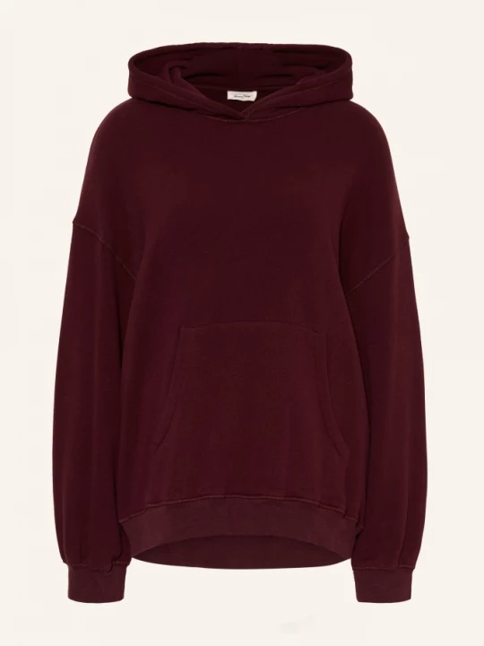 Obrázek produktu American Vintage Oversized Mikina S Kapucí Atubay tmavě červená