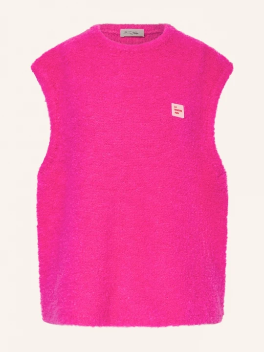 Obrázek produktu American Vintage Oversized Svetr Bez Rukávů Zolly neonově růžová