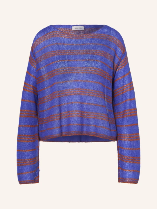 Obrázek produktu American Vintage Svetry Bodyrow tmavě modrá / hnědá