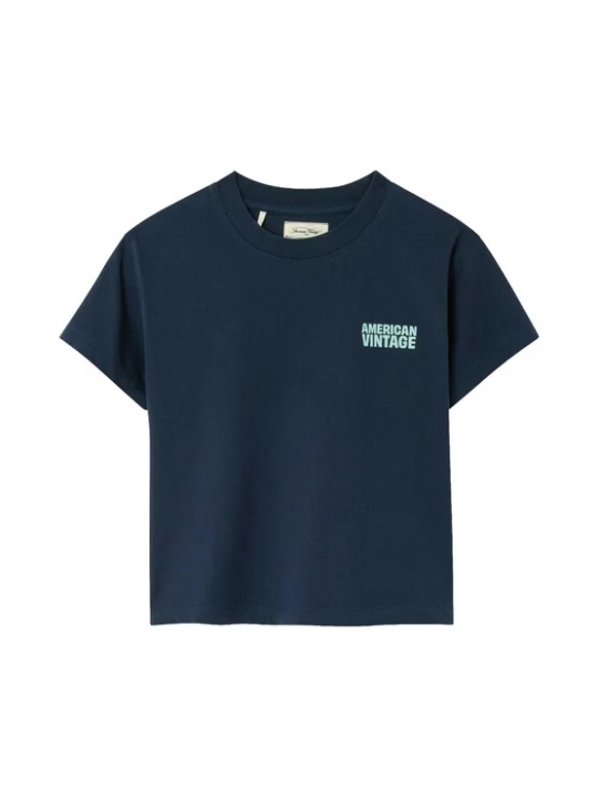 Obrázek produktu AMERICAN VINTAGE Tričko 'GIXY' námořnická modř / světlemodrá