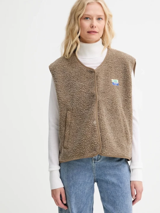 Obrázek produktu American Vintage vesta dámská fleecová béžová