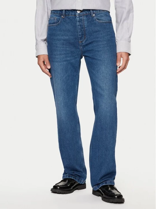 Obrázek produktu AMI Paris Jeansy UTR500.DE0025 Modrá Straight Leg
