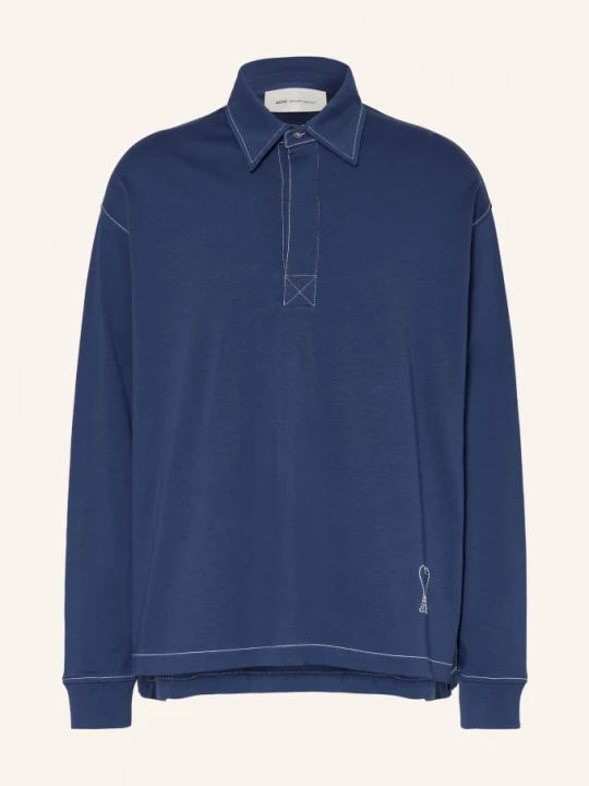 Obrázek produktu Ami Paris Jerseyové Polo Tričko tmavě modrá