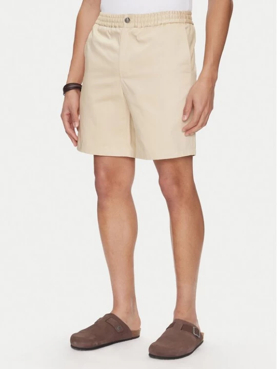 Obrázek produktu AMI Paris Šortky z materiálu HSO303.CO0103 Béžová Regular Fit