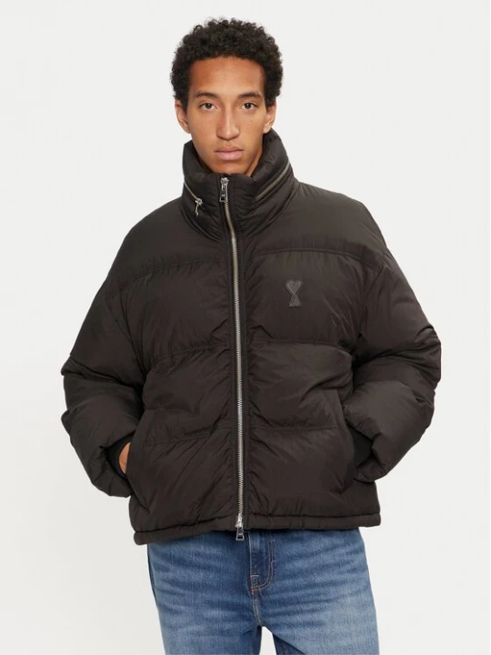 Obrázek produktu AMI Paris Zimní bunda HJK403.PA0009 Černá Regular Fit