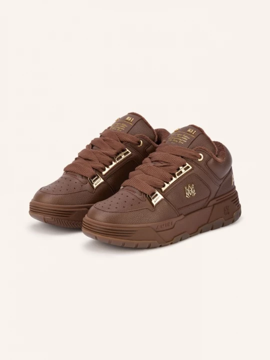 Obrázek produktu Amiri Sneakersy Chrome Ma-1 tmavě hnědá / zlatá