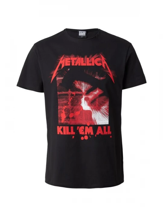 Obrázek produktu AMPLIFIED Tričko 'METALLICA - KILL EM ALL' červená / černá / bílá