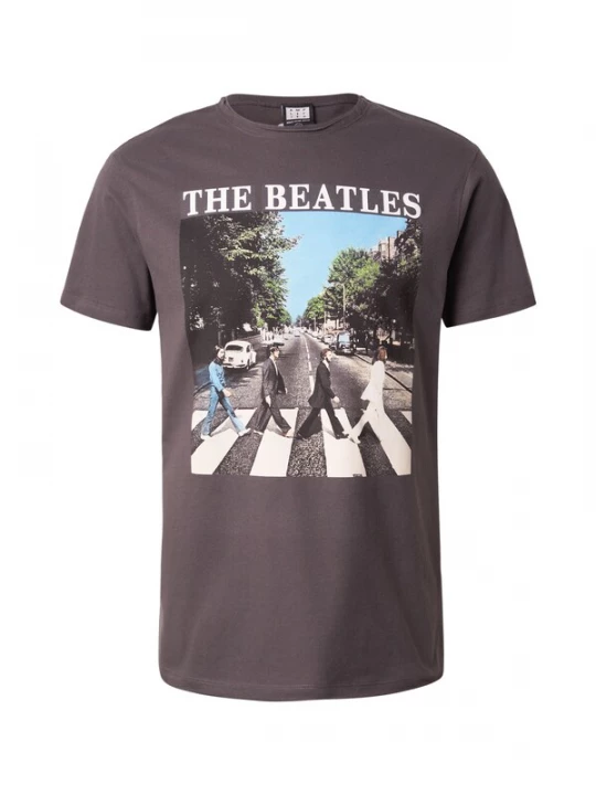 Obrázek produktu AMPLIFIED Tričko 'THE BEATLES - ABBEY ROAD' světlemodrá / antracitová / smaragdová / bílá