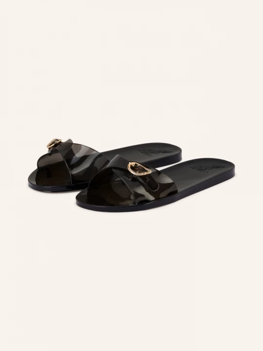 Obrázek produktu Ancient Greek Sandals Pantofle Filia Jelly černá / zlatá