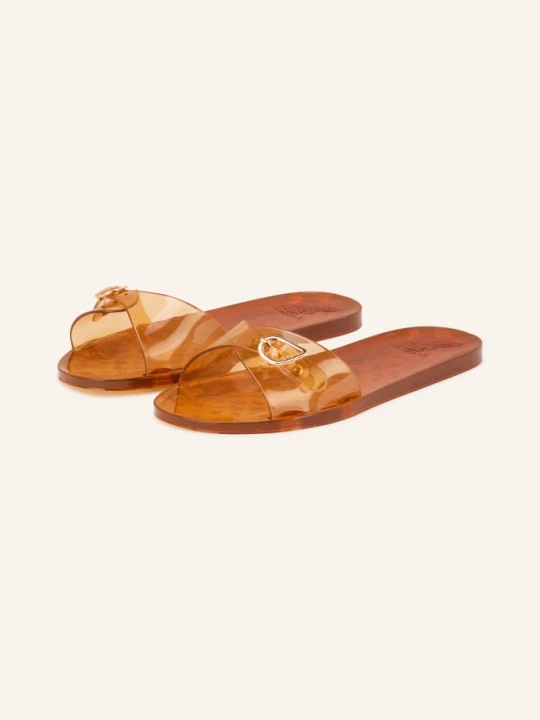Obrázek produktu Ancient Greek Sandals Pantofle Filia Jelly světle hnědá / zlatá