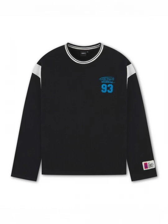 Obrázek produktu AND1 Mikina 'Core 93' azurová / černá / offwhite