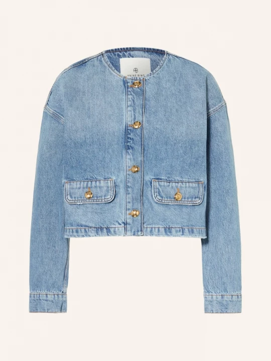 Obrázek produktu Anine Bing Džínová Bunda Blanche caspian blue washed blue