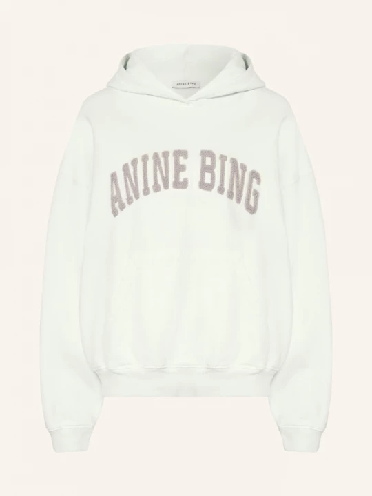 Obrázek produktu Anine Bing Mikina S Kapucí Harvey mátová / šedá